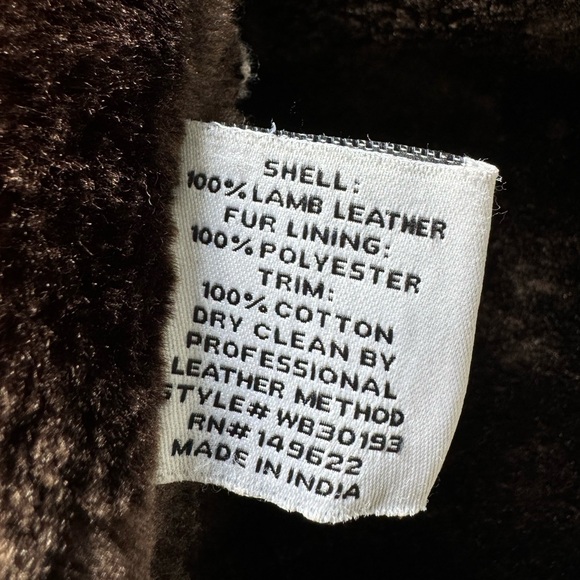 Walter Baker 100% Lamb Leather Jacket Woman Size S - Picture 5 of 6